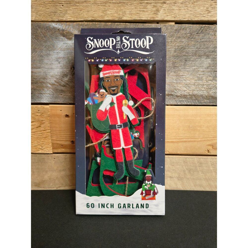 New & Sealed Snoop on the Stoop 60 Inch Garland 2025 Christmas Edition